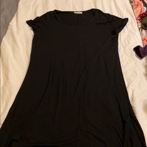 Black t-shirt dress